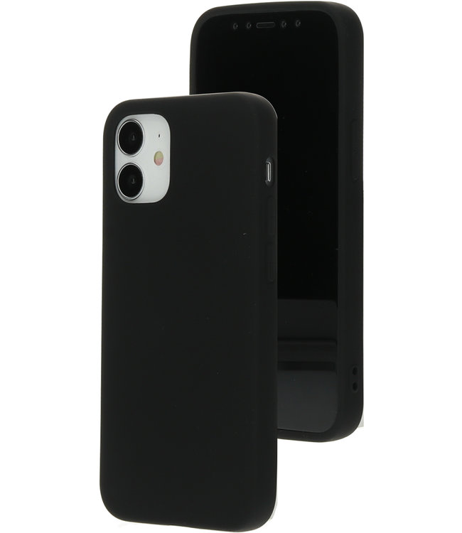 Mobiparts Mobiparts Silicone Cover Apple iPhone 12 Mini Black