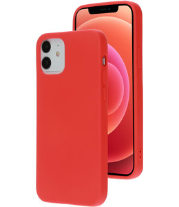 Mobiparts Mobiparts Silicone Cover Apple iPhone 12/12 Pro Scarlet Red