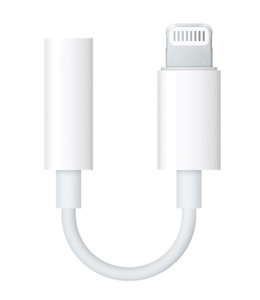 Apple Lightning to 3.5 mm Headphone Jack Adapter MMX62ZM/A