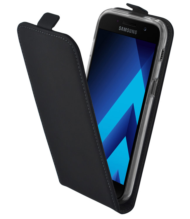 Mobiparts Mobiparts Premium Flip TPU Case Samsung Galaxy A5 (2017) Black