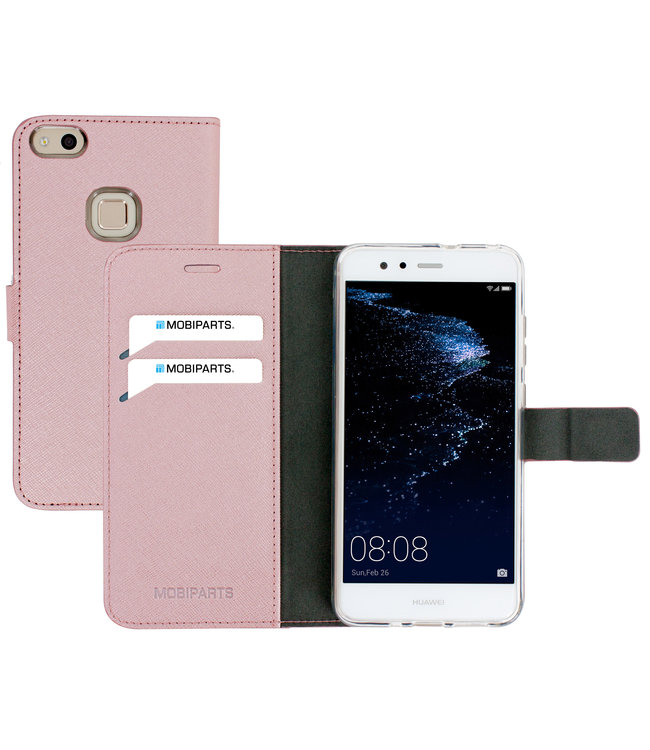 Mobiparts Mobiparts Saffiano Wallet Case Huawei P10 Lite Pink