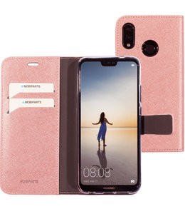 Mobiparts Mobiparts Saffiano Wallet Case Huawei P20 Lite Pink