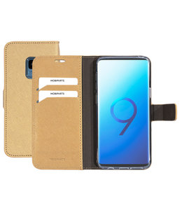 Mobiparts Mobiparts Saffiano Wallet Case Samsung Galaxy S9 Gold