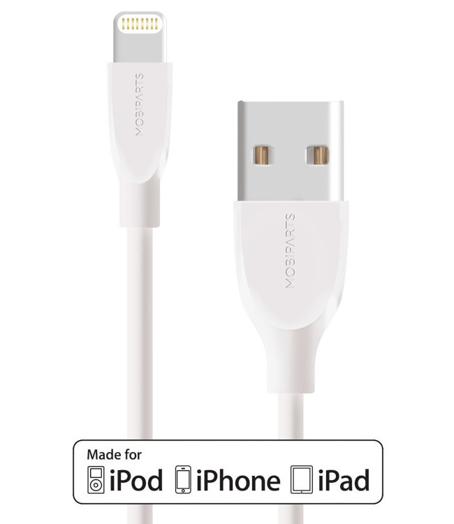 Mobiparts Mobiparts Apple Lightning to USB Cable 2A 2m White