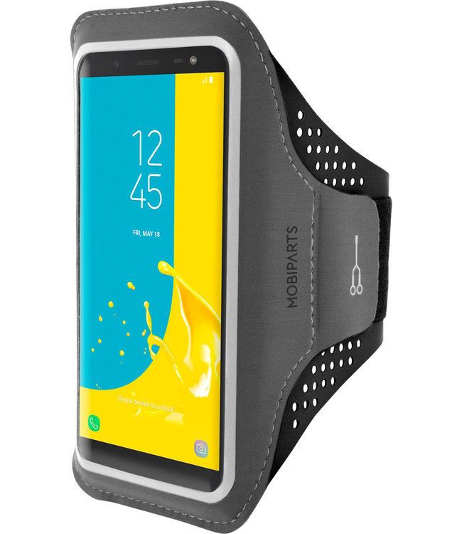 Mobiparts Mobiparts Comfort Fit Sport Armband Samsung Galaxy J6 (2018) Black