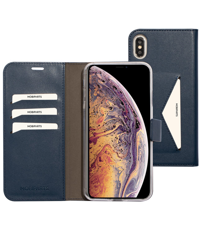 Mobiparts Mobiparts Classic Wallet Case Apple iPhone XS Max Blue