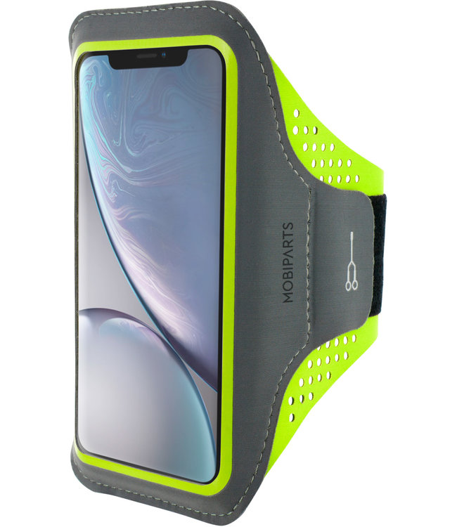 Mobiparts Mobiparts Comfort Fit Sport Armband Apple iPhone XR Neon Green