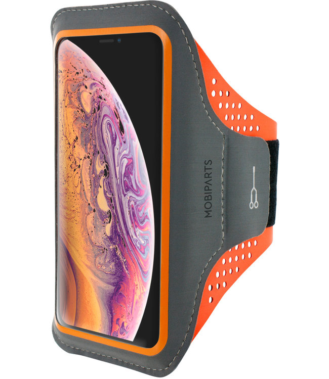 Mobiparts Mobiparts Comfort Fit Sport Armband Apple iPhone XS Max Neon Orange