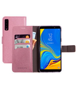 Mobiparts Mobiparts Saffiano Wallet Case Samsung Galaxy A7 (2018) Pink