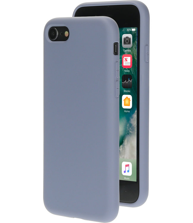 Mobiparts Mobiparts Silicone Cover Apple iPhone 7/8/SE (2020) Royal Grey