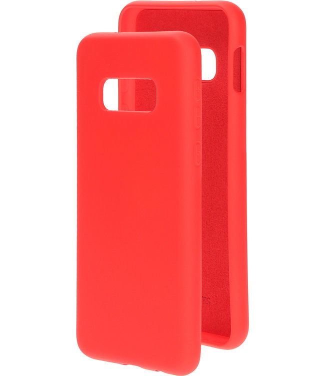 Mobiparts Mobiparts Silicone Cover Samsung Galaxy S10e Scarlet Red