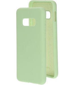 Mobiparts Mobiparts Silicone Cover Samsung Galaxy S10e Pistache Green