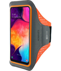 Mobiparts Mobiparts Comfort Fit Sport Armband Samsung Galaxy A50/A30S Neon Orange