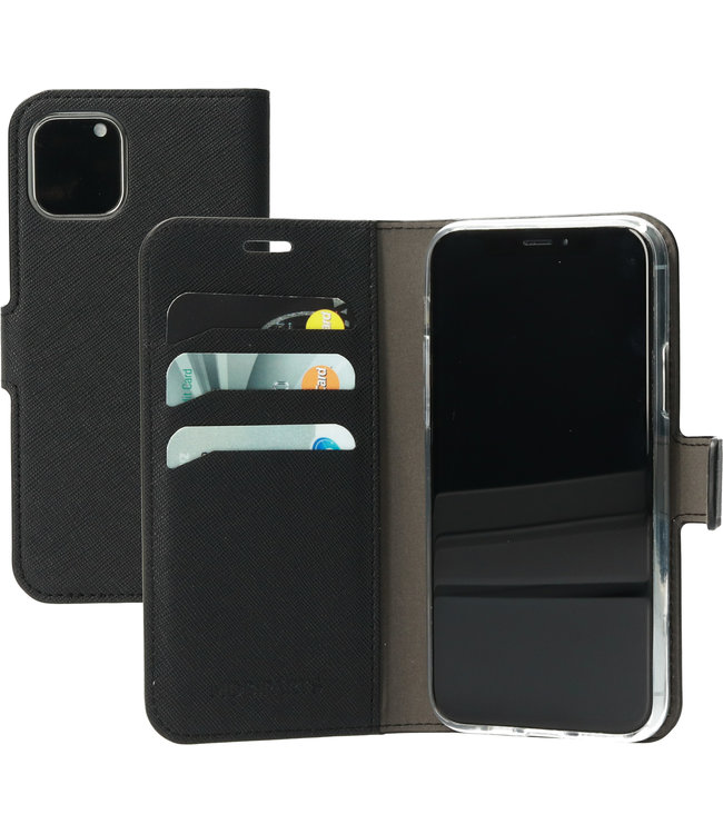 Mobiparts Mobiparts Saffiano Wallet Case Apple iPhone 11 Pro Black