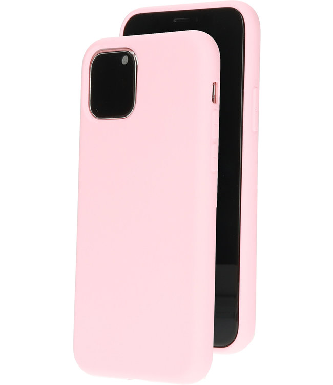 Mobiparts Mobiparts Silicone Cover Apple iPhone 11 Pro Blossom Pink