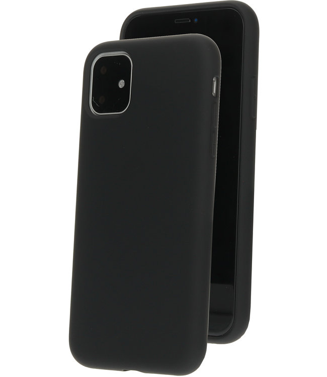 Mobiparts Mobiparts Silicone Cover Apple iPhone 11 Black