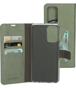 Mobiparts Mobiparts Classic Wallet Case Samsung Galaxy A72 (2021) Stone Green