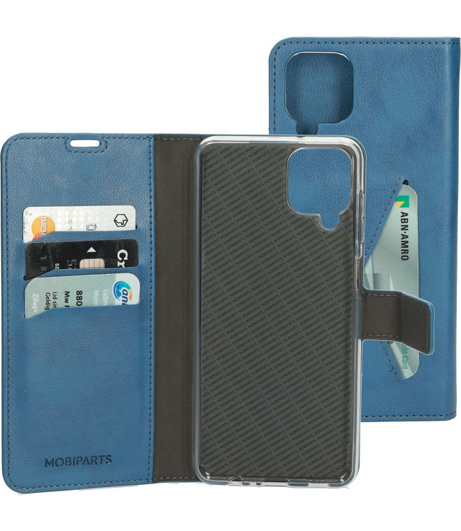 Mobiparts Mobiparts Classic Wallet Case Samsung Galaxy A12 (2021) Steel Blue