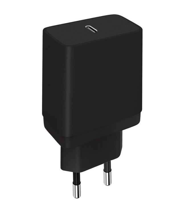 Mobiparts Wall Charger USB-C 20w Black (with PD)