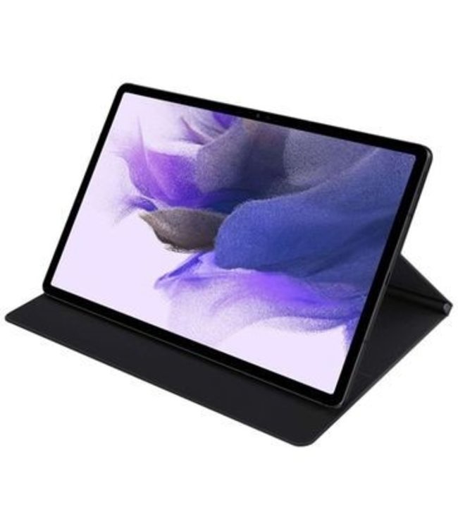 Samsung  Kunststof Book Case Zwart Samsung Galaxy Tab S7+/S7 FE/S8+