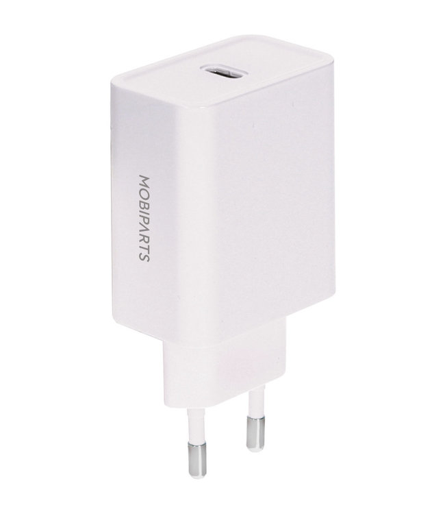 Mobiparts Wall Charger USB-C 30w White (with PD)