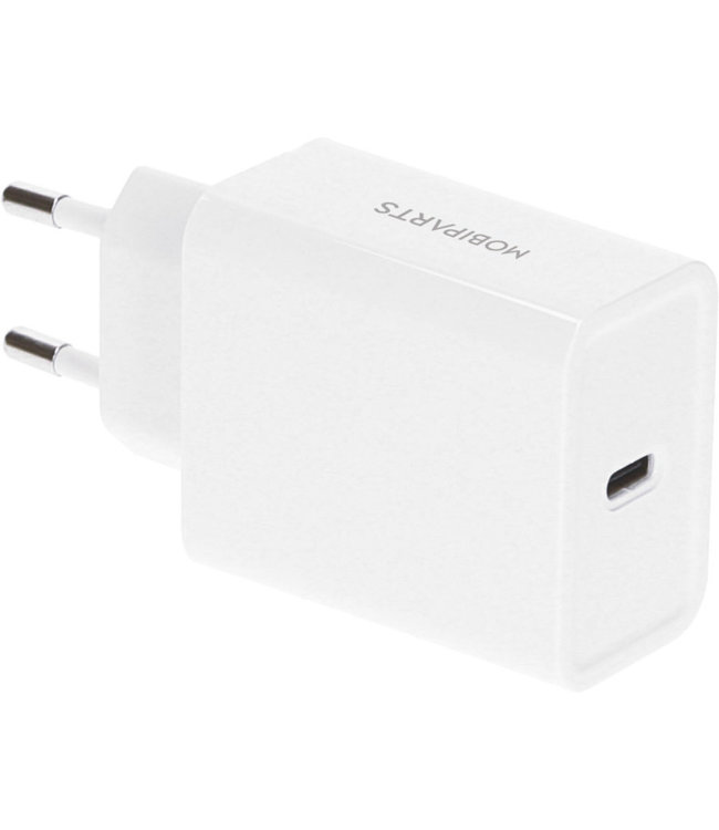 Mobiparts Wall Charger USB-C 30w White (with PD)