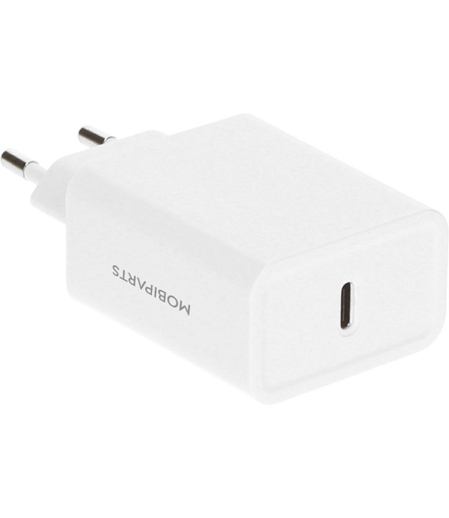 Mobiparts Wall Charger USB-C 30w White (with PD)