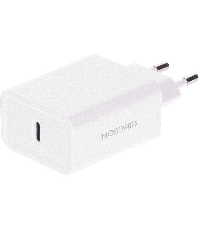 Mobiparts Wall Charger USB-C 30w White (with PD)