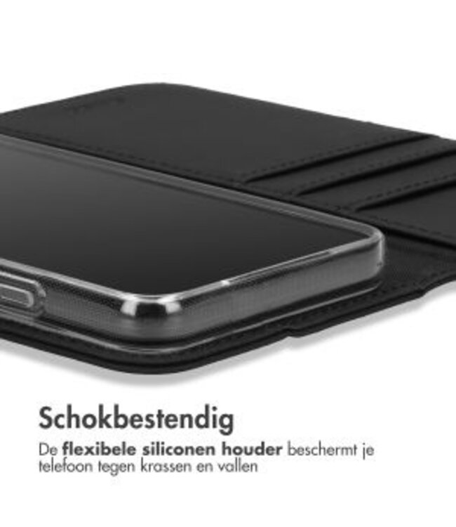 Wallet Softcase Bookcase voor de  Xcover 6 Pro - Zwart