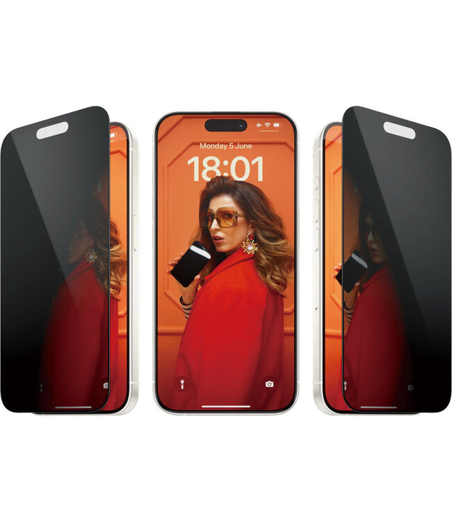 PanzerGlass iPhone 15 Pro-Ultra-Wide Fit Privacy with EasyAligner