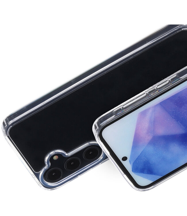 Mobiparts Classic Hardcover Samsung Galaxy A55 Clear