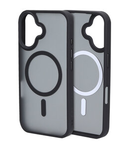 Mobiparts Hardcover Apple iPhone 16 Satin Black (Magsafe Compatible)