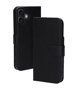Mobiparts Classic Wallet Case Apple iPhone 16 Plus Black (MagSafe Compatible)