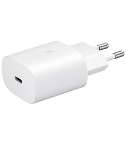 Samsung Fast Charging Adapter USB-C Oplader - 25 Watt - Wit
