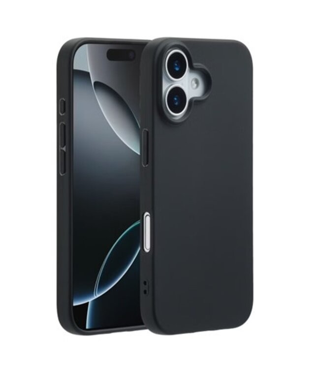 Accezz Color Backcover voor de Apple iPhone 17 - Zwart