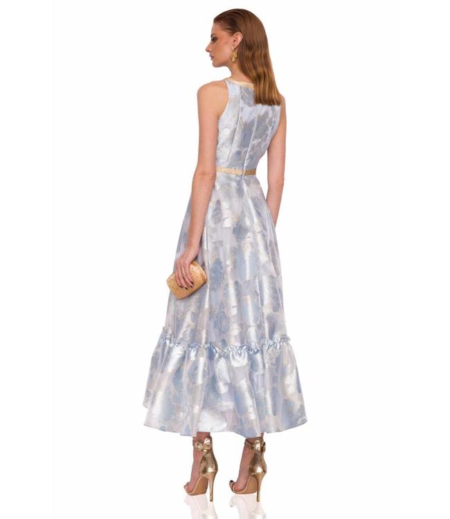 NISSA Blaues Kleid Mit Blumenmuster