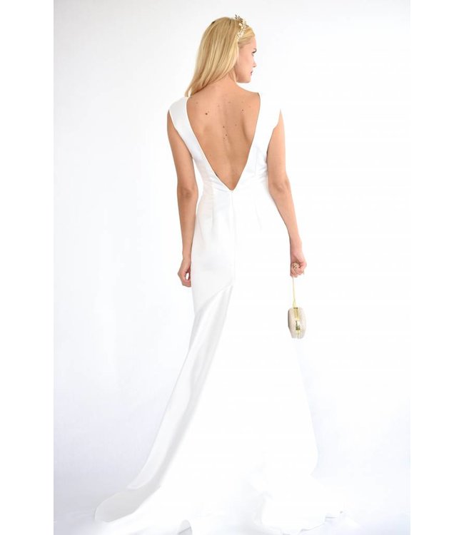 LANA CAPRINA Evening Open Back Dress