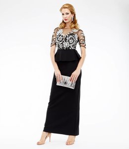 MARCHESA NOTTE % Verziertes Abendkleid