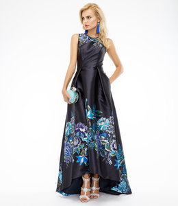 THEIA %Abendkleid Mit Stickereien