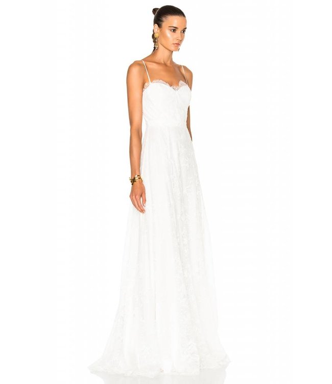 HOUGHTON Langes Spitzenkleid "Katie" mit Zipfelsaum