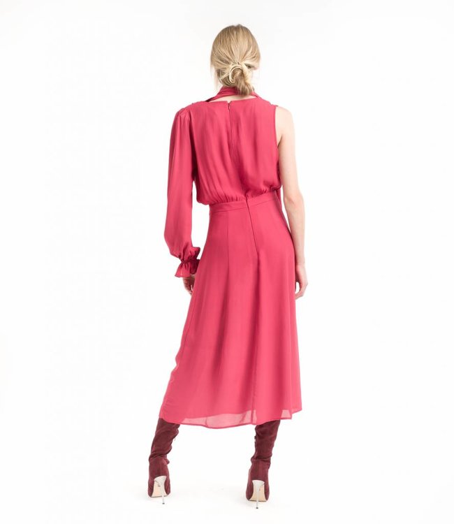 ELISABETTA FRANCHI Midi Asymetrisches Kleid