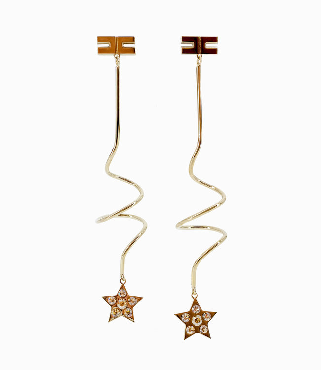 ELISABETTA FRANCHI Pendant earrings with Star
