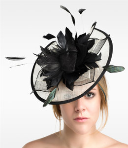 FASHION EMERGENCY %Zweifarbige Kopf Fascinator