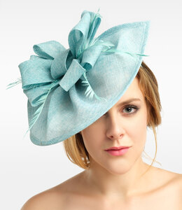 FASHION EMERGENCY %Feder Fascinator - Blau