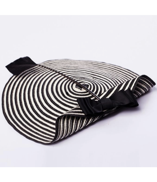 FASHION EMERGENCY Black Fascinator with French Netting