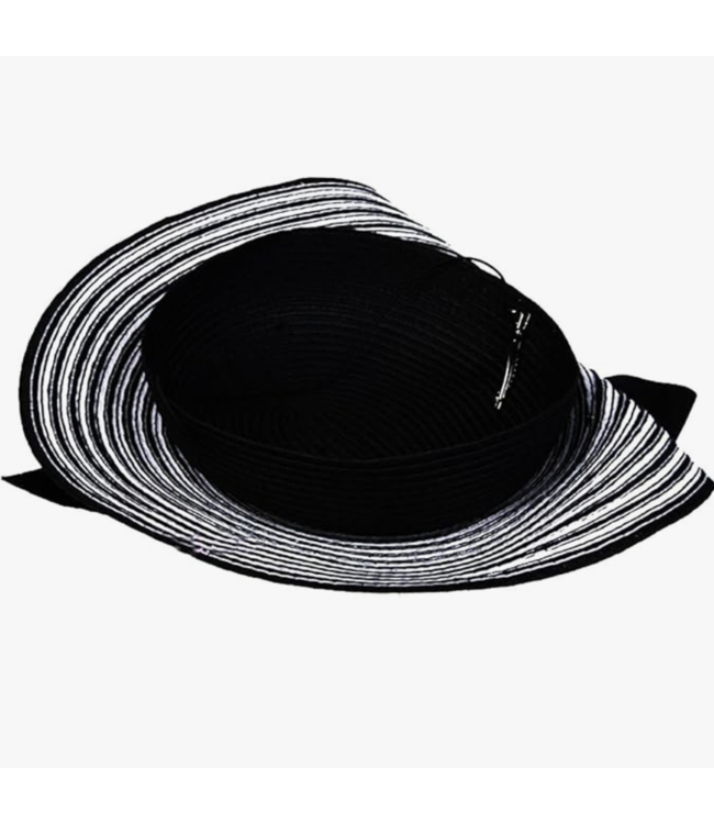 FASHION EMERGENCY Black Fascinator with French Netting