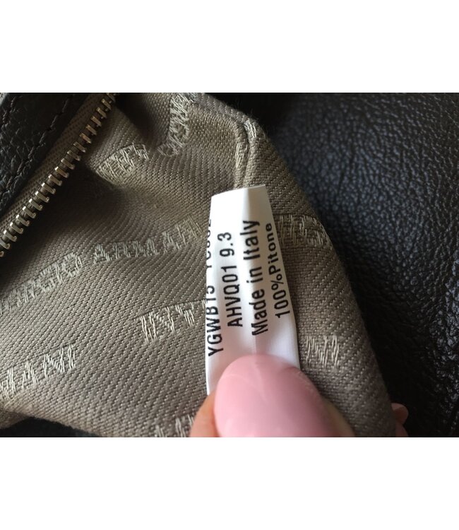 Armani Python Clutch