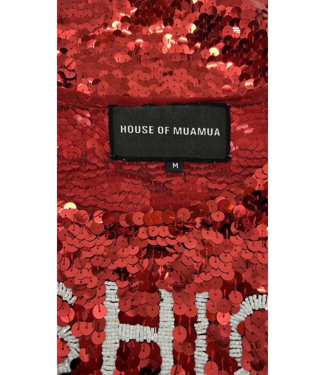 % House of Muamua SEQUIN MAXI TEE DRESS