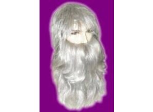 Party--accessories: Abraham beard wth wig