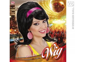 Carnival-accessories: Wig 60-ties with headband